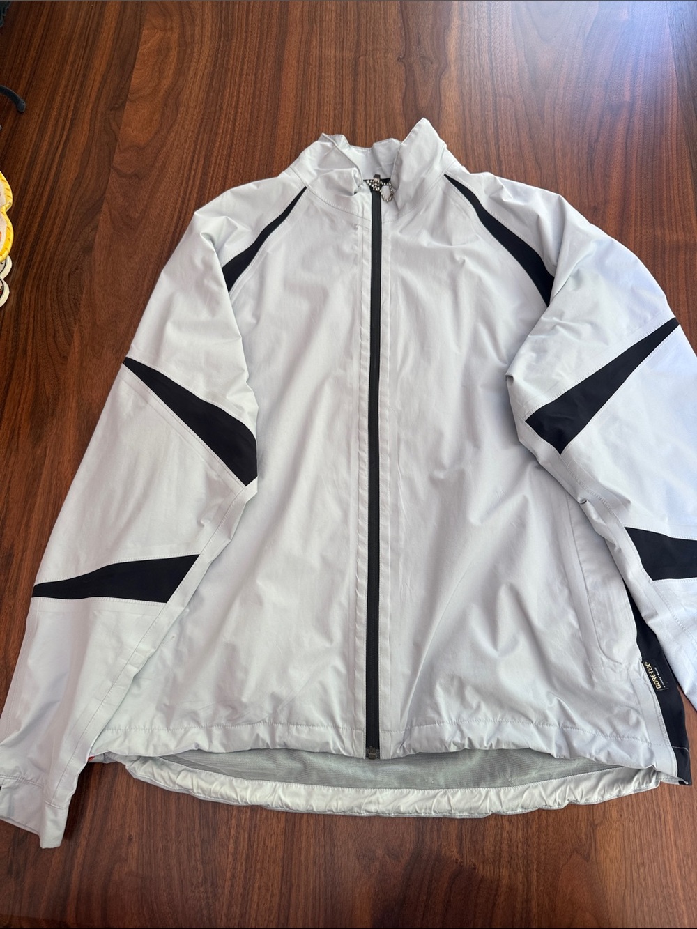 Sunice White and Black Performance Windbreaker Jacket